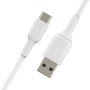 CABLE BOOST CHARGE & SYNCHRO USB VERS USB-C 1M BLANC - BELKIN