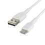 CABLE BOOST CHARGE & SYNCHRO USB VERS USB-C 1M BLANC - BELKIN