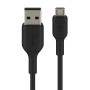 CABLE BOOST CHARGE & SYNCHRO USB VERS MICRO-USB 1M NOIR - BELKIN