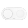 STATION DE RECHARGE 2-EN-1 AVEC INDUCTION MAGSAFE Qi2 15W POUR IPHONE / AIRPODS - BLANC - BELKIN