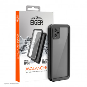 COQUE 360 AVANT / ARRIERE ETANCHE IP68 ET RENFORCEE *DROP TEST 2M* POUR APPLE IPHONE 16 - EIGER®