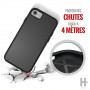 COQUE RIGIDE NOIRE ULTRA-RENFORCÉE POLYCARBONATE *DROP-TEST 4 METRES* POUR APPLE IPHONE 16 - EIGER®