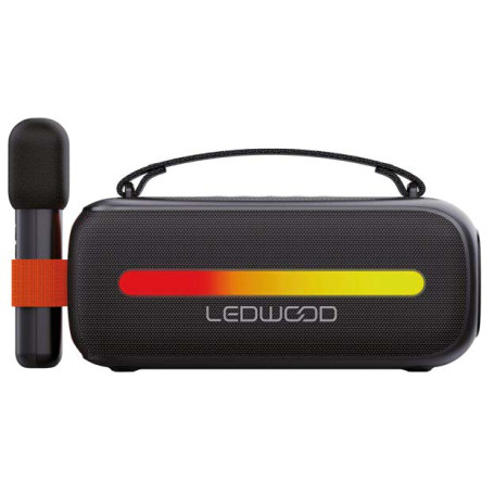 ENCEINTE BLUETOOTH PORTABLE 130W - KARAOKÉ 1 MICRO SANS FIL - EFFETS LUMINEUX - LEDWOOD ACCESS130