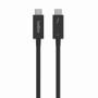 CABLE CHARGE & SYNCHRO USB-C VERS USB-C - THUNDERBOLT 4 / USB.4 (40 Gbits/s) / PD 3.0 (100W) / 8K - 1M - NOIR - BELKIN