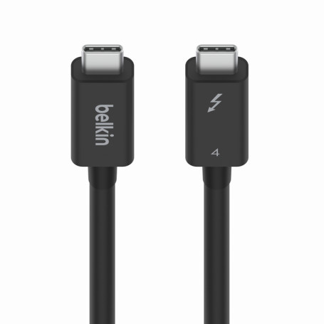 CABLE CHARGE & SYNCHRO USB-C VERS USB-C - THUNDERBOLT 4 / USB.4 (40 Gbits/s) / PD 3.0 (100W) / 8K - 1M - NOIR - BELKIN