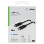 CABLE CHARGE & SYNCHRO USB-C VERS USB-C - THUNDERBOLT 4 / USB.4 (40 Gbits/s) / PD 3.0 (100W) / 8K - 1M - NOIR - BELKIN