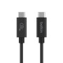 CABLE CHARGE & SYNCHRO USB-C VERS USB-C - USB 4.0 (20 Gbits/s) / PD 3.0 (240W) / 4K - 2M - NOIR - BELKIN