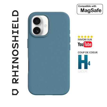 COQUE SOLIDSUIT BLEU OCEAN COMPATIBLE MAGSAFE POUR APPLE IPHONE 16 - RHINOSHIELD™