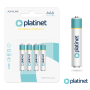 LOT DE 4 PILES AAA ALKALINE PRO LR03 - PLATINET