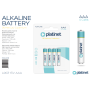 LOT DE 4 PILES AAA ALKALINE PRO LR03 - PLATINET