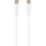 CABLE CHARGE & SYNCHRO USB-C VERS USB-C PD 3.0 (60W) - LONGUEUR 1M - BLANC