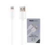 CABLE CHARGE & SYNCHRO USB-A VERS LIGHTNING (10W) - LONGUEUR 1M - BLANC