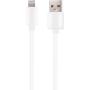 CABLE CHARGE & SYNCHRO USB-A VERS LIGHTNING (10W) - LONGUEUR 1M - BLANC