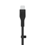 CABLE CHARGE & SYNCHRO USB-C VERS USB-C PD (60W) - SILICONE DOUX - LONGUEUR 2M - NOIR - BELKIN**