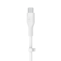 CABLE CHARGE & SYNCHRO USB-C VERS USB-C PD (60W) - SILICONE DOUX - LONGUEUR 2M - BLANC - BELKIN**