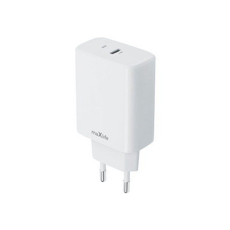 CHARGEUR SECTEUR RAPIDE USB-C 30W PD QC - BLANC - MAXLIFE