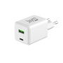 CHARGEUR SECTEUR COMPACT ET RAPIDE *GAN* DOUBLE USB : USB-A 18W QC + USB-C 30W PD ET PPS *CERTIFIÉ GRS* - JAYM®