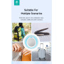 LOCALISATEUR D'OBJETS POUR APPLE - CERTIFIÉ APPLE MFI / FINDMY - FORMAT TAG PORTE CLÉS - DEVIA