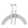 CABLE CHARGE RAPIDE ET SYNCHRO USB-C VERS USB-C 1M (60W) - TISSÉ - MQKJ3ZM/A - ORIGINE APPLE