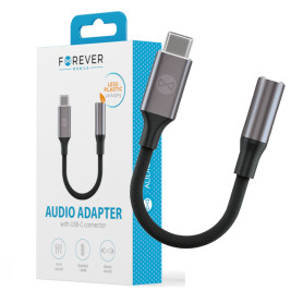 ADAPTATEUR TYPE-C VERS JACK 3.5 AUDIO - FOREVER