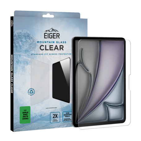 VERRE TREMPE PREMIUM ASAHI 2.5D POUR APPLE IPAD AIR 13 (2024) - EIGER®