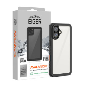 COQUE 360 AVANT / ARRIERE ETANCHE IP68 ET RENFORCEE *DROP TEST 2M* POUR APPLE IPHONE 16 PLUS - EIGER®