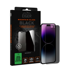 VERRE TREMPE PREMIUM 2.5D PRIVACY POUR APPLE IPHONE 15 PLUS / 15 PRO MAX / 16 PLUS - EIGER®