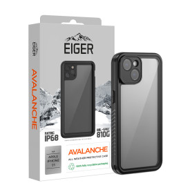 COQUE 360 AVANT / ARRIERE ETANCHE IP68 ET RENFORCEE *DROP TEST 2M* POUR APPLE IPHONE 15 - EIGER®