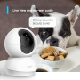 CAMERA WIFI POUR INTERIEUR AVEC ENREGISTREMENT - ROTATIVE 360° ET INCLINABLE 114° - VIDEO 1080P FULL HD - TAPO - TPLINK