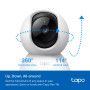 CAMERA WIFI DE SECURITE POUR INTERIEUR AVEC ENREGISTREMENT - ROTATIVE 360° ET INCLINABLE 114° - VIDEO 2K 3MP - TAPO - TPLINK