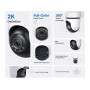 CAMERA WIFI POUR EXTERIEUR AVEC ENREGISTREMENT - ROTATIVE 360° ET INCLINABLE 130° - VIDEO 2K 3MP - TAPO - TPLINK