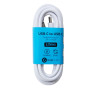 CABLE CHARGE & SYNCHRO USB-C VERS USB-C (60W) 2M BLANC - GRAB 'N GO - BULK