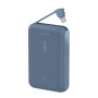 BATTERIE DE SECOURS 10 000 MAH - CABLE USB-C INTEGRÉ - BLEUE - BELKIN