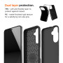 COQUE RIGIDE NOIRE ULTRA-RENFORCÉE POLYCARBONATE *DROP-TEST 4 METRES* POUR SAMSUNG GALAXY S24 PLUS / S25 PLUS - EIGER®